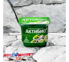 Йогурт АКТИБИО киви мюсли 2,9% 130г стакан