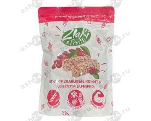 Конфеты мультизлаковые ZLAKI s FRUTTO барбарис 150г м/у