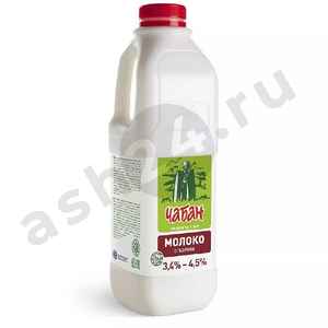 Молочные продукты Молоко ЧАБАН 3,4-4,5% 930г бутылка (0604)