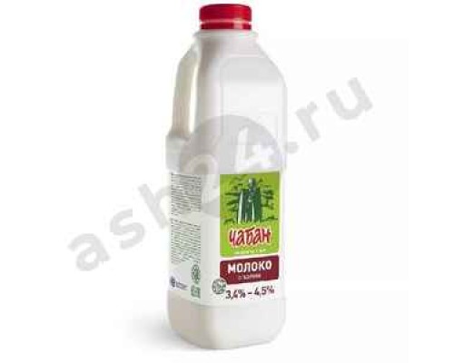 Молочные продукты Молоко ЧАБАН 3,4-4,5% 930г бутылка (0604)