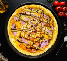 Пицца Ветчина фри тиреяки 33см