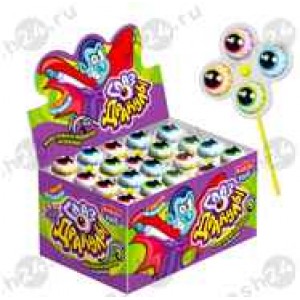 Жевательный мармелад на палочке ГЛАЗ ДРАКУЛЫ