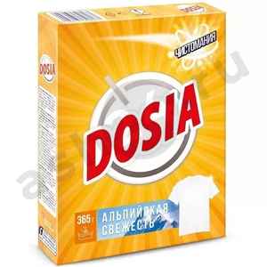 Стиральный порошок DOSIA альпийская свежесть ручной 400г
