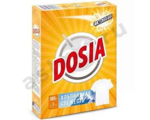 Стиральный порошок DOSIA альпийская свежесть ручной 400г