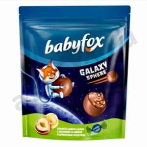 Сладости Конфеты BABYFOX galaxy орех 130г