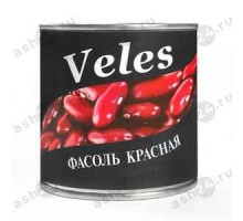 Консервы Фасоль красная VELES 400г ж/б