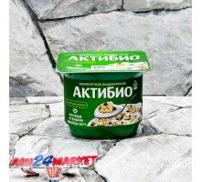 Йогурт АКТИБИО отруби и злаки 2,9% 130г стакан