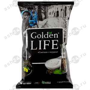 Чипсы GOLDEN LIFE сметана с перцем 90г