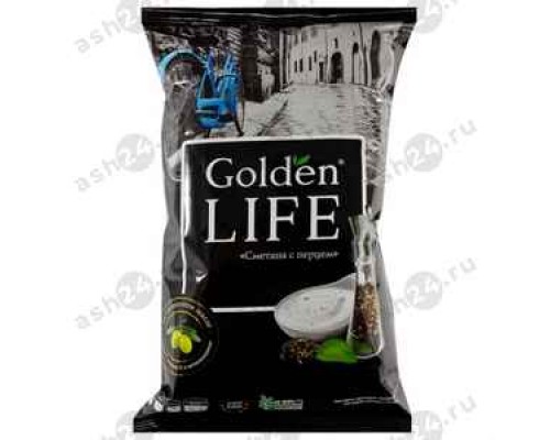 Чипсы GOLDEN LIFE сметана с перцем 90г