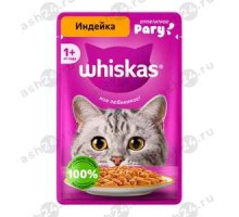 Корм для кошек ВИСКАС аппетитное рагу индейка 75г