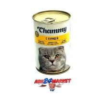 Корм для кошек CHAMMY с курицей 415г ж/б
