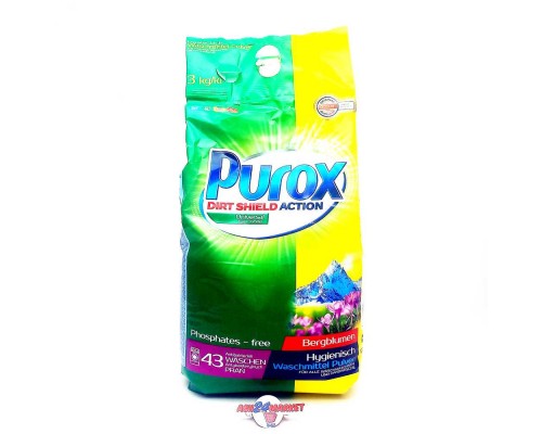 Стиральный порошок PUROX универсал 3кг