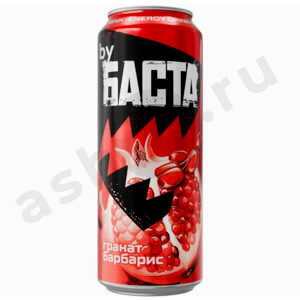 Напитки Энергетик БАСТА гранат барбарис 0,45л ж/б