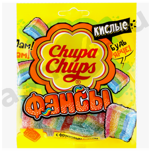Сладости Мармелад CHUPA CHUPS фансы кислые фрукты 70г