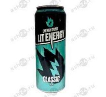 Энергетик ЛИТ классик клюква, барбарис 0,5л ж/б