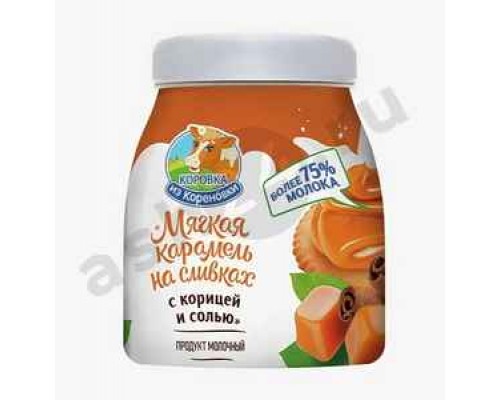 Молочные продукты Паста КОРОВКА ИЗ КОРЕНОВКИ мягкая карамель с корицей и солью 340г