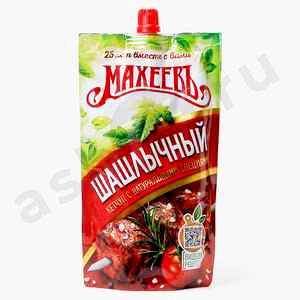 Бакалея Кетчуп МАХЕЕВЪ шашлычный 300г м/у