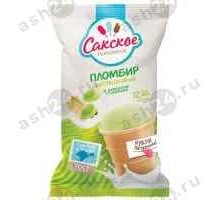Мороженое САКСКОЕ пломбир фисташковый стакан 80г (0278)