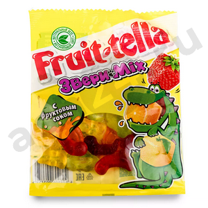 Сладости Мармелад FRUITTELLA звермикс 70г