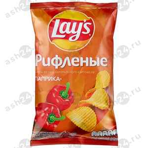 Чипсы LAYS рифленые паприка 150г