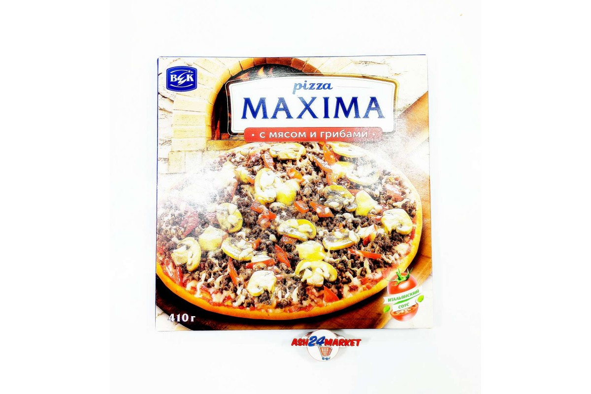 Полуфабрикаты Пицца MAXIMA с мясом и грибами 410г