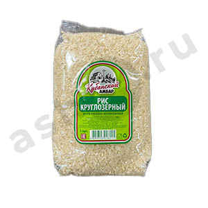 Бакалея Крупа рис круглозерный КУБАНСКИЙ АМБАР 700г
