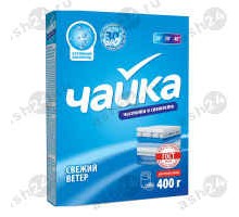 Стиральный порошок ЧАЙКА свежий ветер ручной 450г