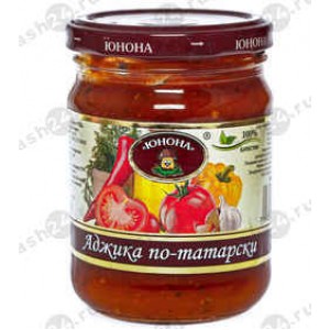 Бакалея Аджика ЮНОНА по-татарски 250г с/б