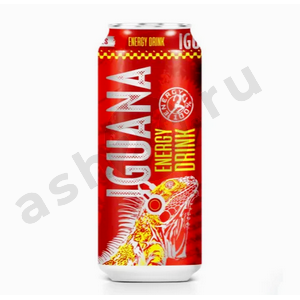 Напитки Энергетик IGUANA красные ягоды 0,45л ж/б