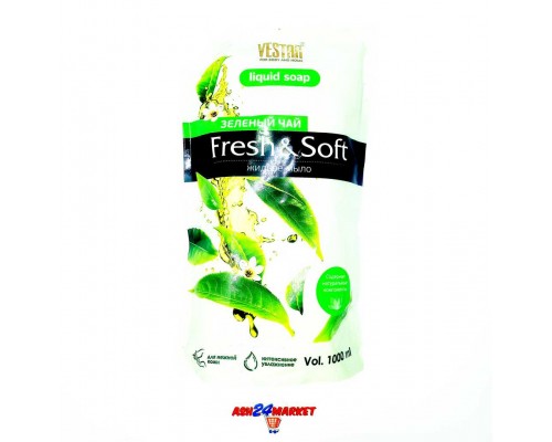 Мыло жидкое VESTAR зеленый чай 1л м/у
