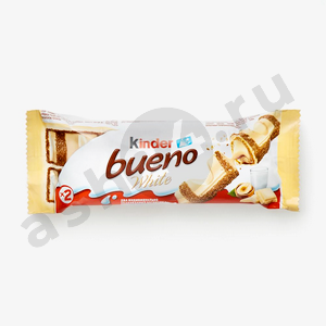 Сладости Батончик KINDER BUENO белый 39г