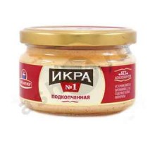 Консервы Икра №1 САНТА БРЕМОР подкопченная 180г с/б