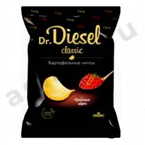 Чипсы Dr. DIESEL classic красная икра 120г