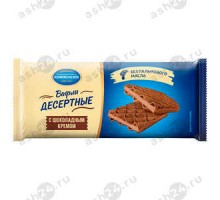 Вафли десертные КОЛОМЕНСКИЙ с шоколадным кремом 90г