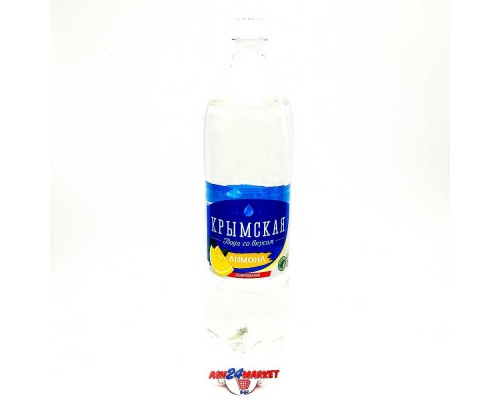 Минеральная вода КРЫМСКАЯ со вкусом лимона газ 1,5л пэт