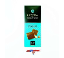 Шоколад O'ZERA молочный с фундуком 31,5% 90г