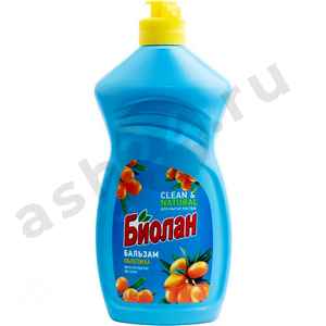 Моющее для посуды БИОЛАН бальзам облепиха 450мл