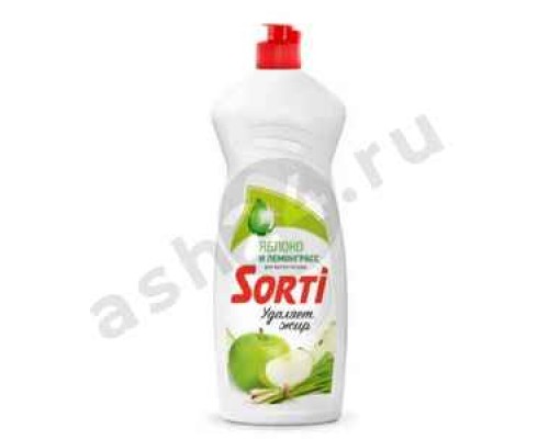 Моющее для посуды SORTI яблоко и лемонграсс 900мл