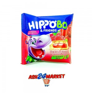 Сладости Бисквит HIPPOBO малина 32г