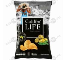 Чипсы GOLDEN LIFE оливки и орегано 90г