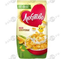 Хлопья ЛЮБЯТОВО кукурузные 300г