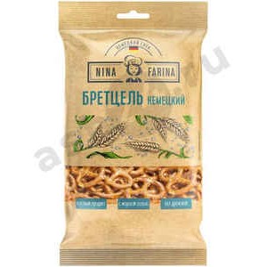 Бретцель немецкий NINA FARINA с морской солью 90г