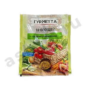 Приправа Универсальная 10 овощей ГУРМЕТТА 60г