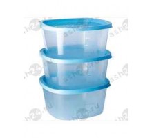 Набор контейнеров квадратных 3шт 1,55л