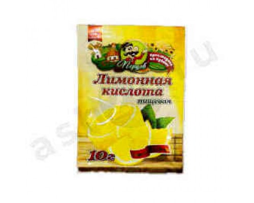 Бакалея Приправа ПЕРЦОВ лимонная кислота 10г