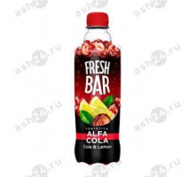 Напиток FRESH BAR alfa cola 0,48л пэт (1472)