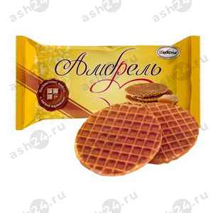 Конфеты вес Амбрель с мягкой карамелью бисквит вафли