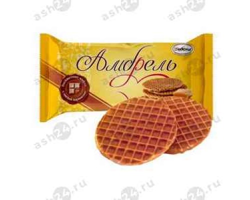 Конфеты вес Амбрель с мягкой карамелью бисквит вафли