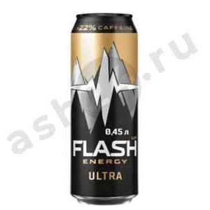 Напитки Энергетик FLASH ENERGY ультра 0,5л ж/б