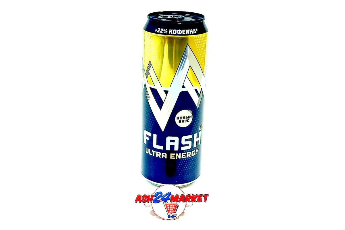 Энергетик FLASH ENERGY ультра 0,5л ж/б 80.00 р ASH24 MARKET